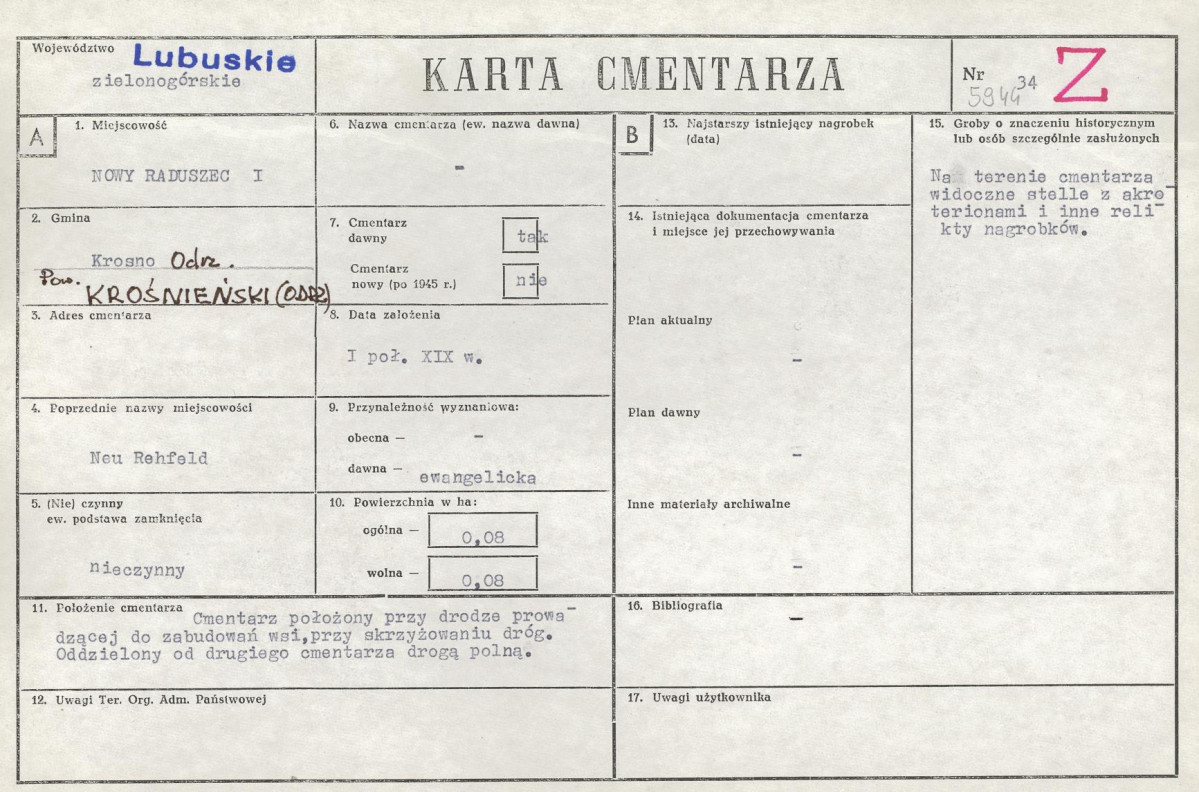 Karta cmentarza, skan nr 1