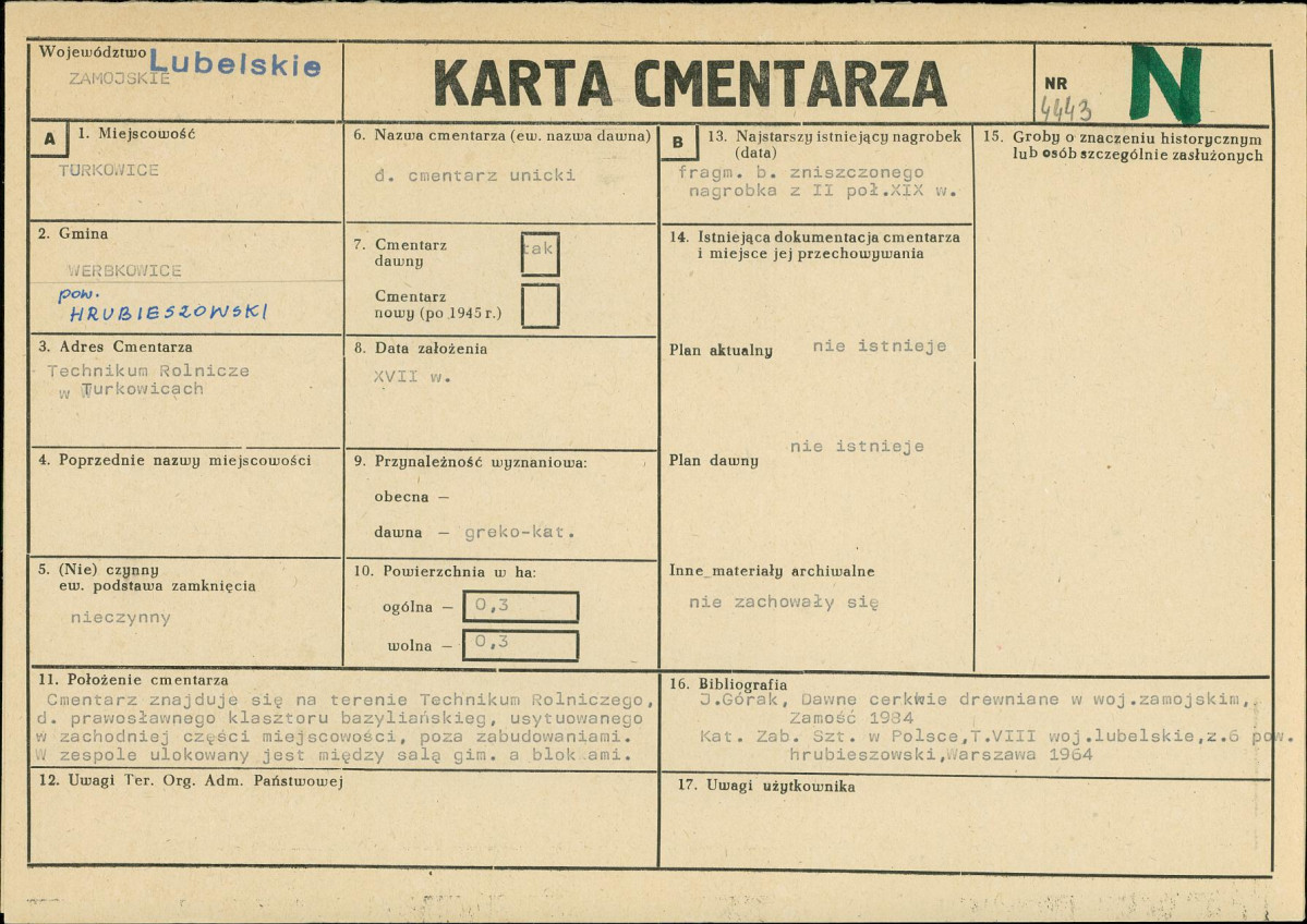 Karta cmentarza, skan nr 1