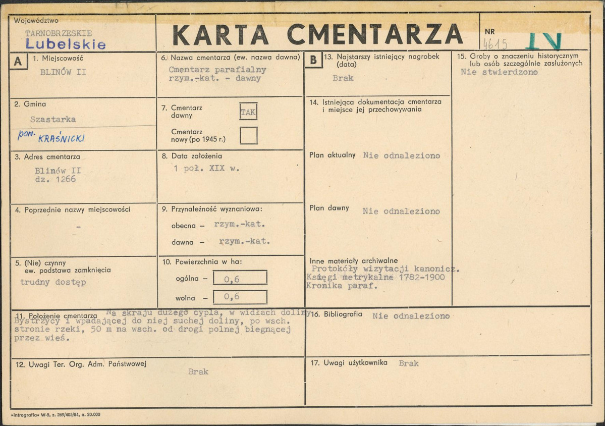 Karta cmentarza, skan nr 1