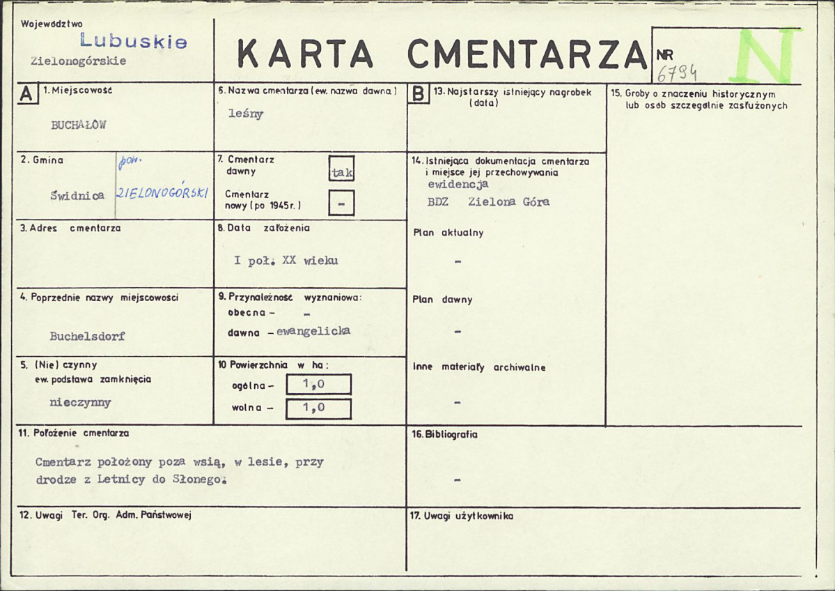 Karta cmentarza, skan nr 1