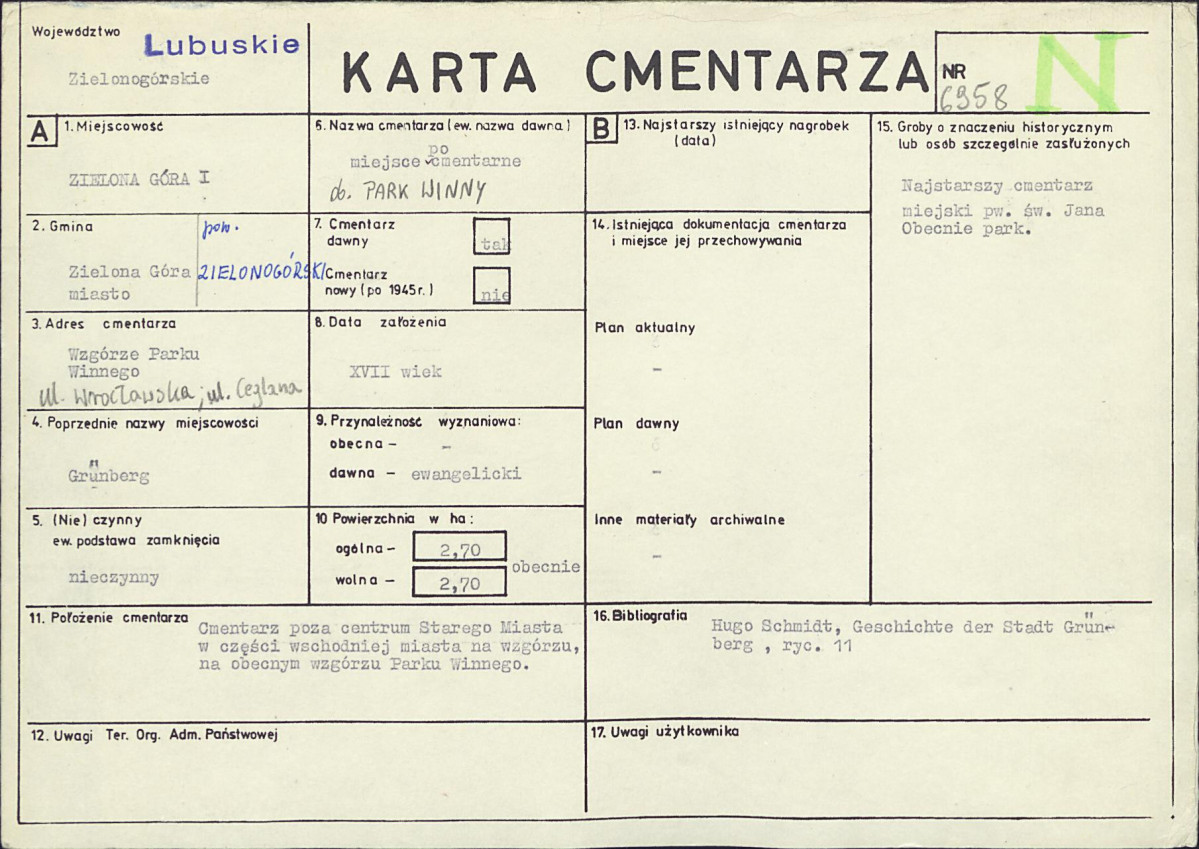 Karta cmentarza, skan nr 1