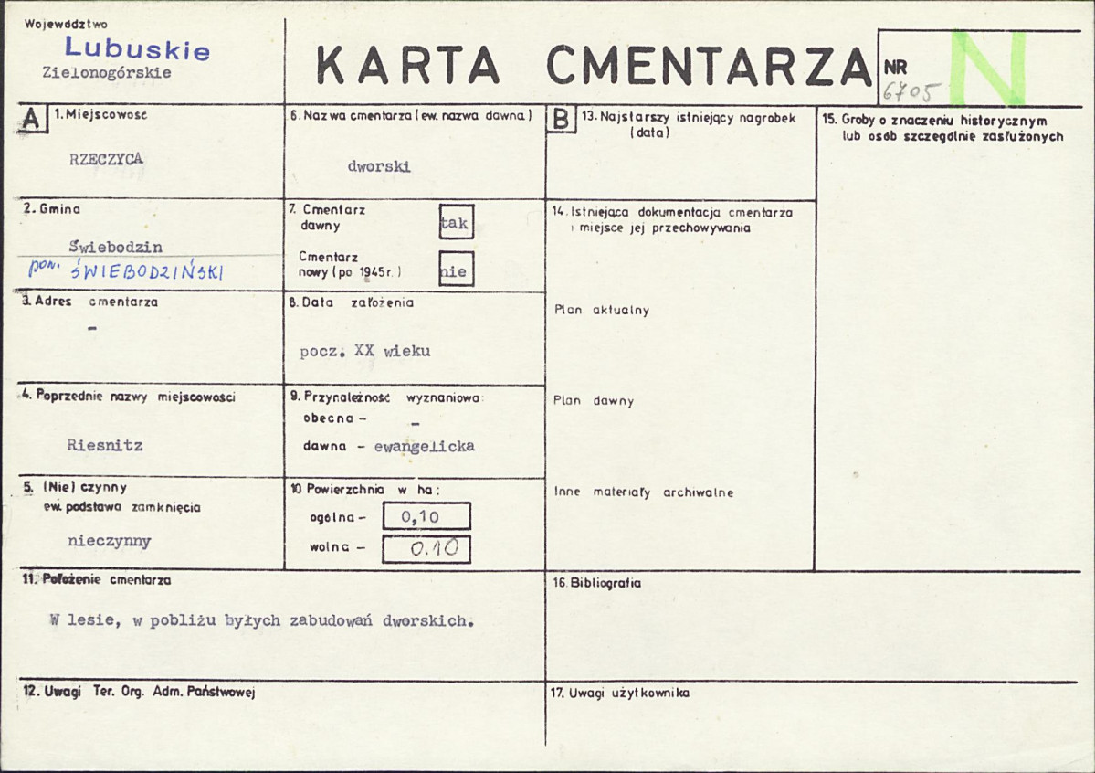 Karta cmentarza, skan nr 1
