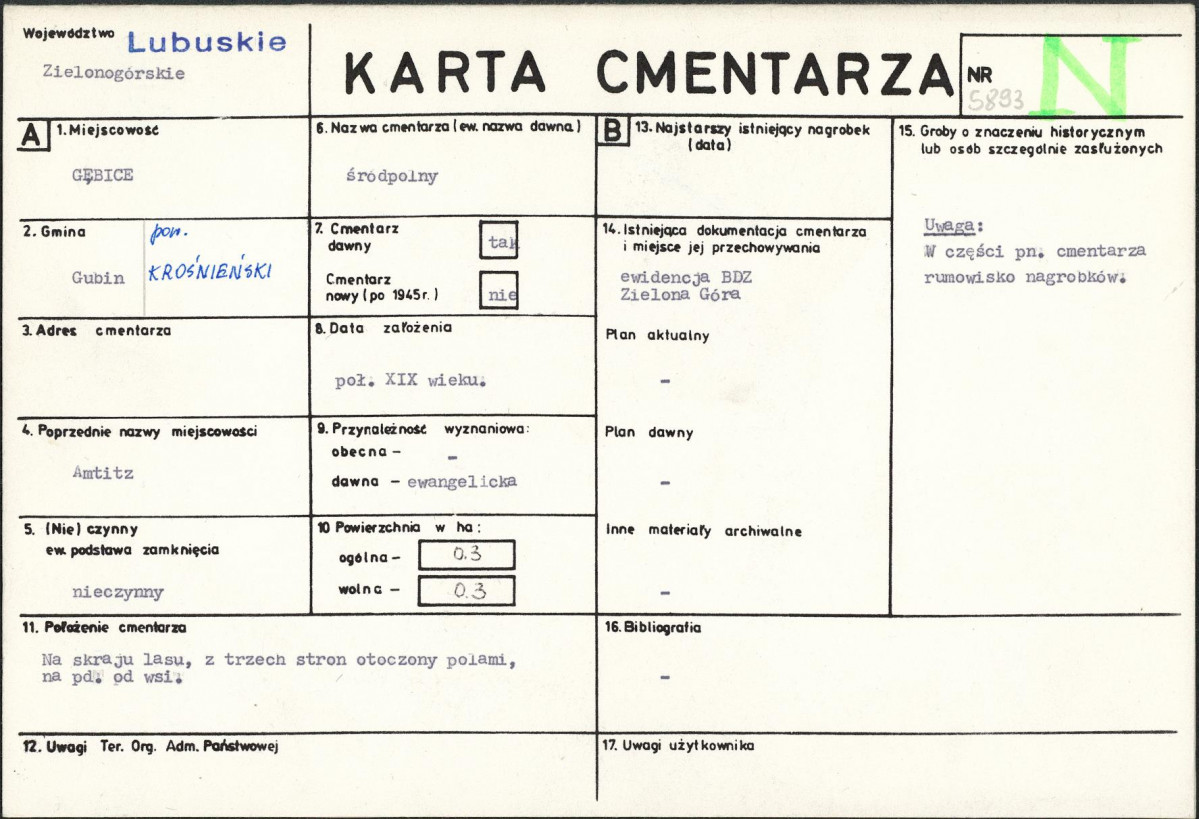 Karta cmentarza, skan nr 1