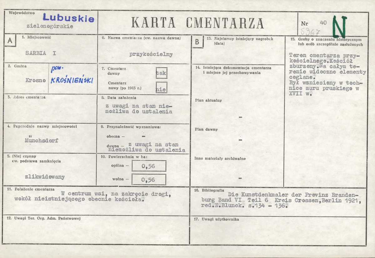 Karta cmentarza, skan nr 1