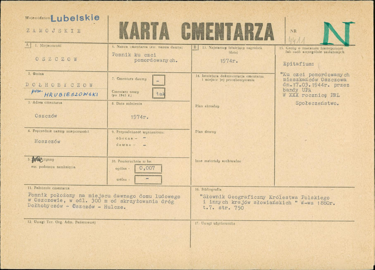 Karta cmentarza, skan nr 1