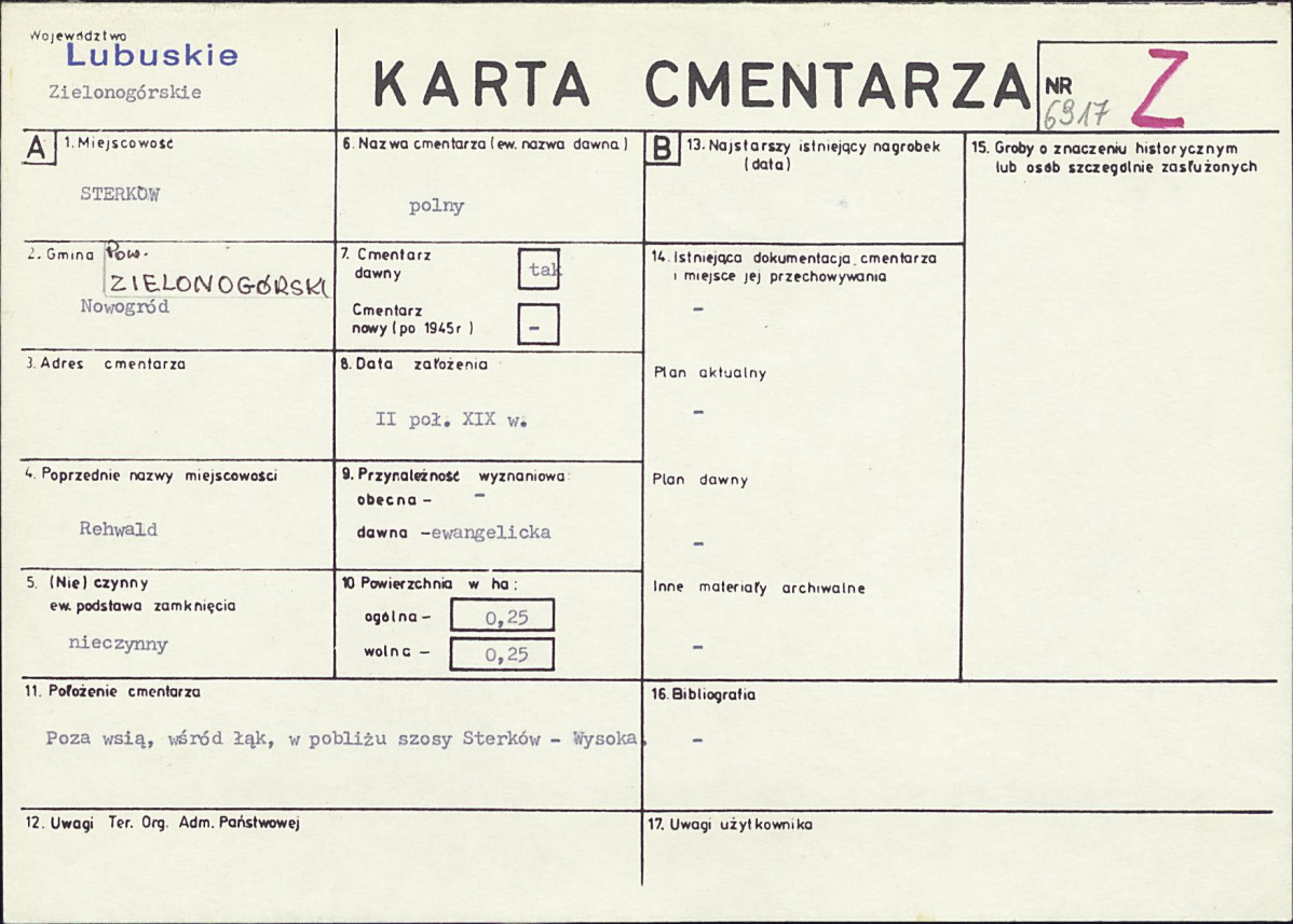 Karta cmentarza, skan nr 1