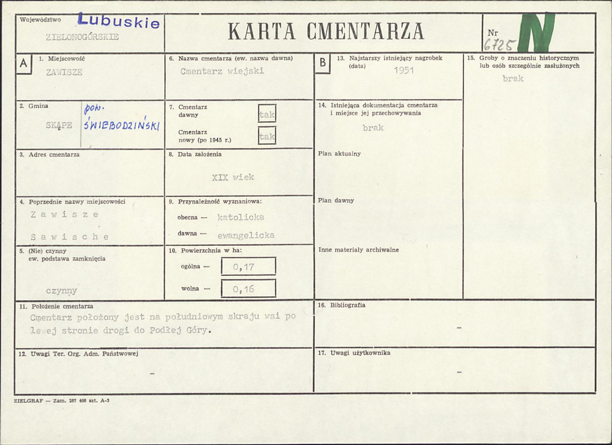Karta cmentarza, skan nr 1