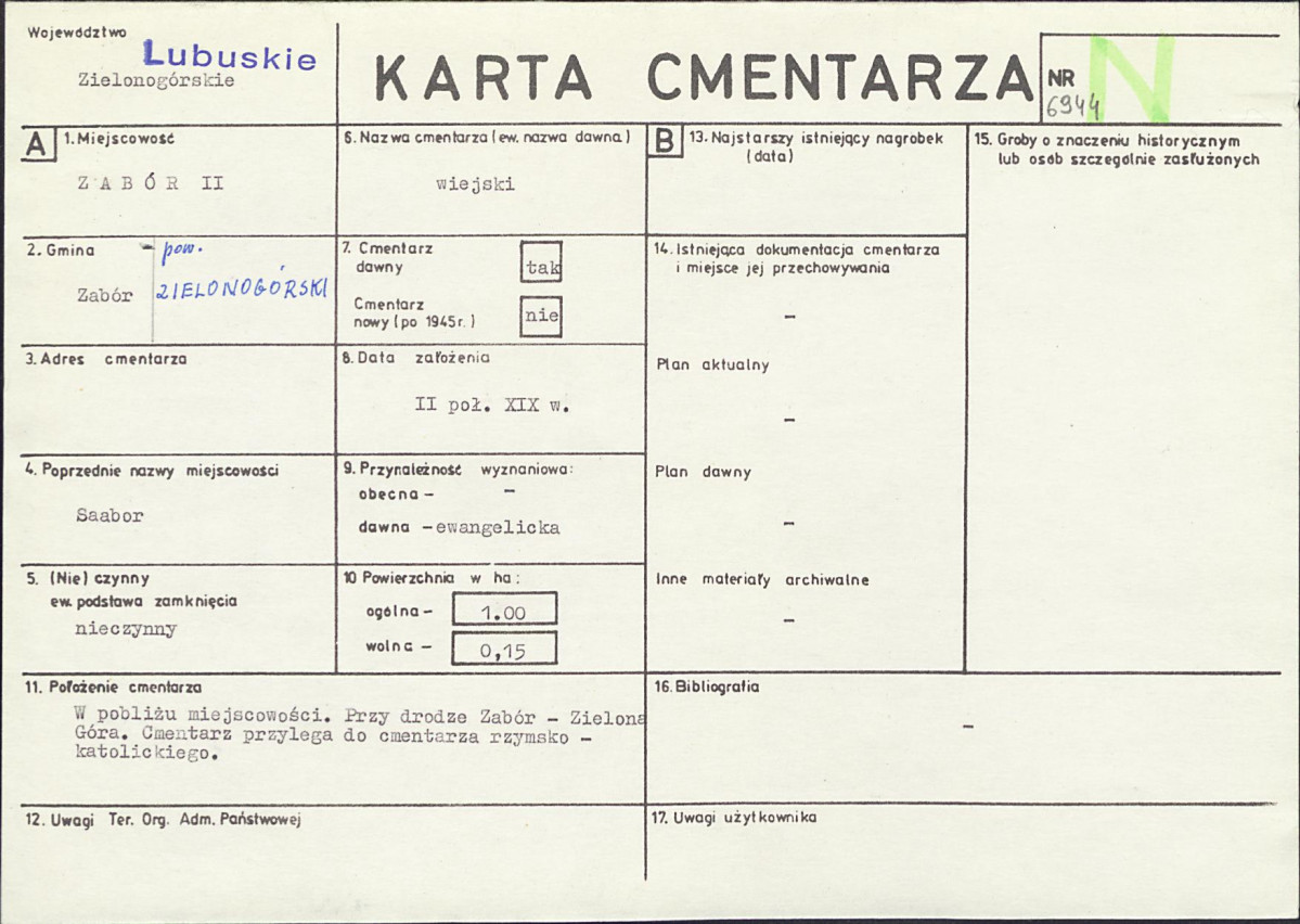Karta cmentarza, skan nr 1