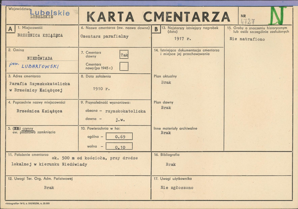 Karta cmentarza, skan nr 1