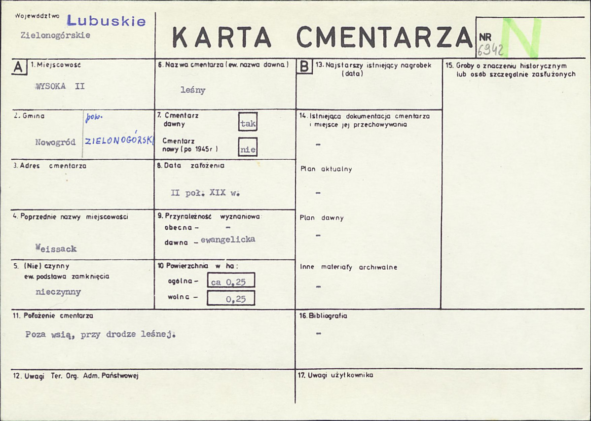 Karta cmentarza, skan nr 1