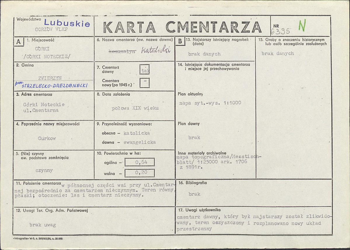 Karta cmentarza, skan nr 1