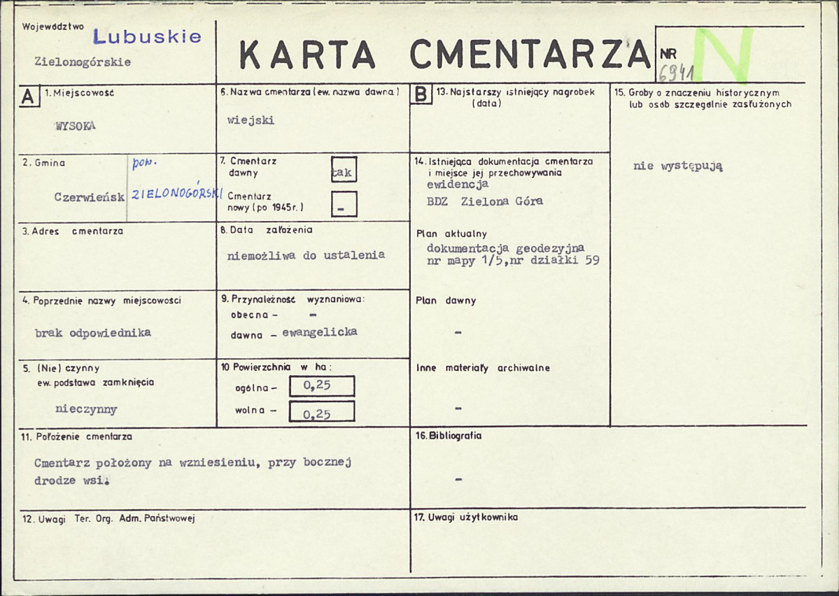 Karta cmentarza, skan nr 1