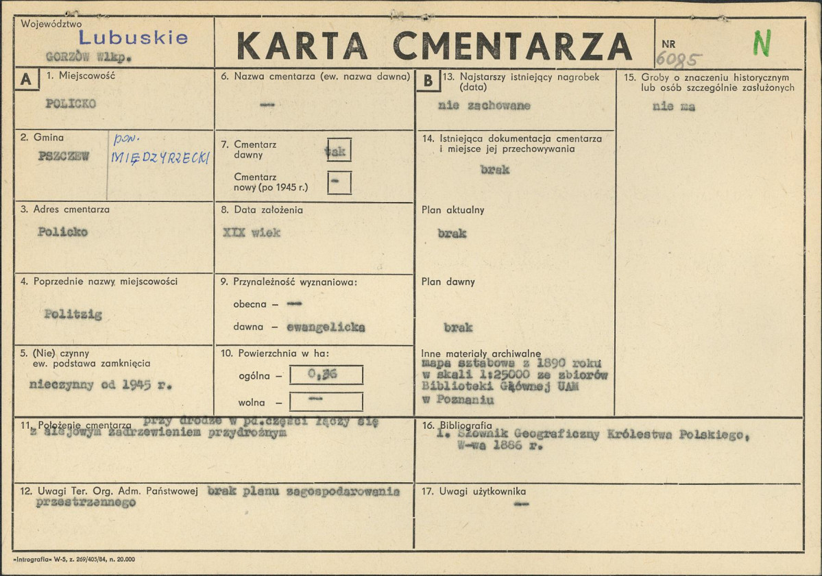 Karta cmentarza, skan nr 1