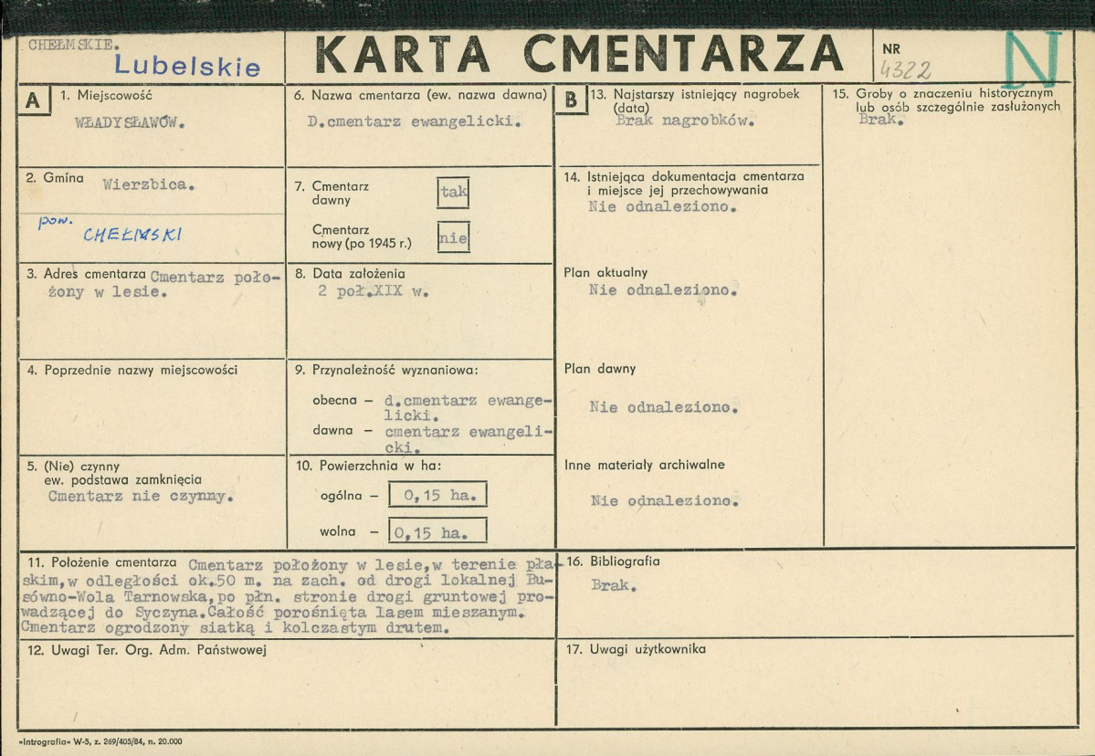 Karta cmentarza, skan nr 1