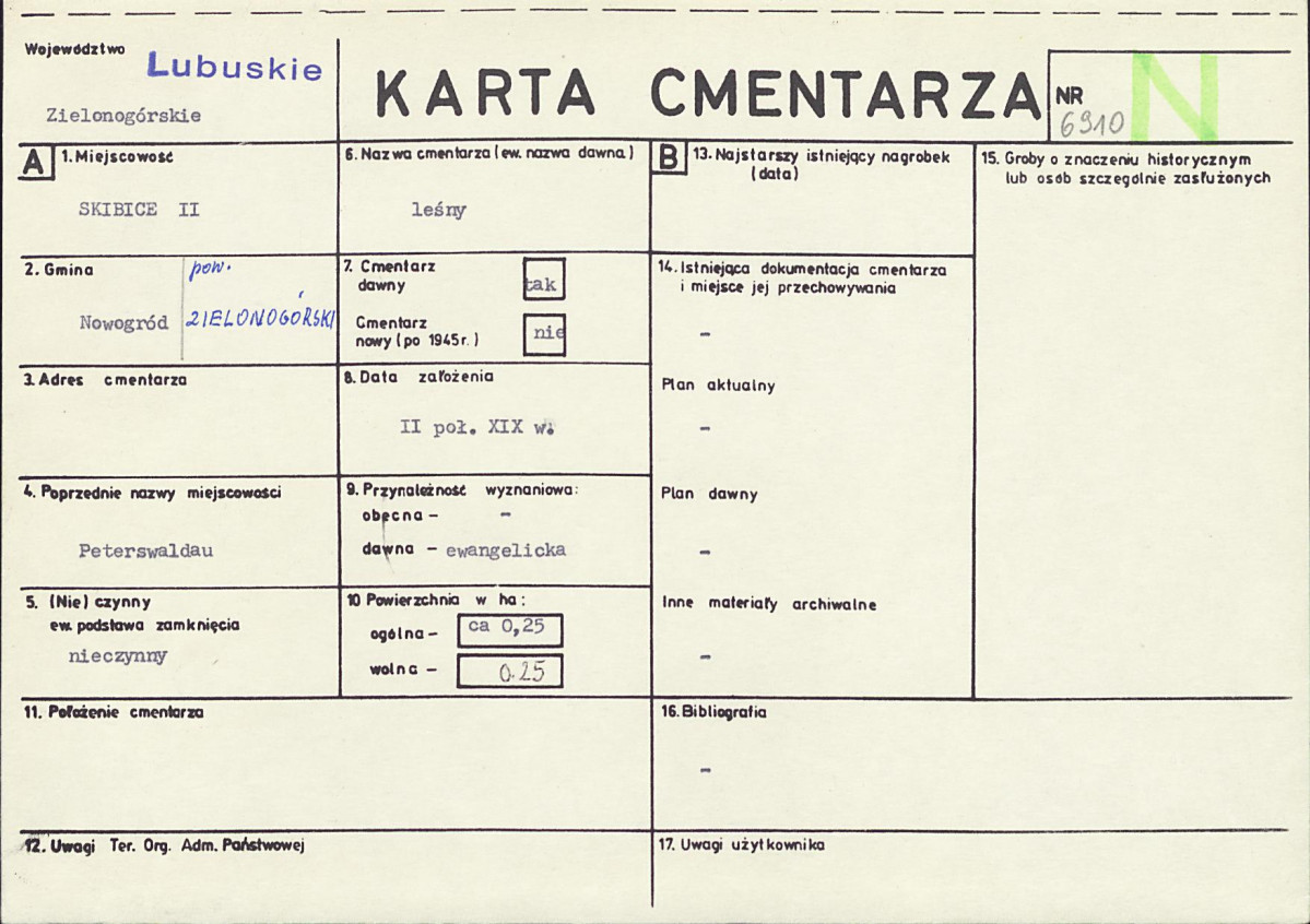 Karta cmentarza, skan nr 1