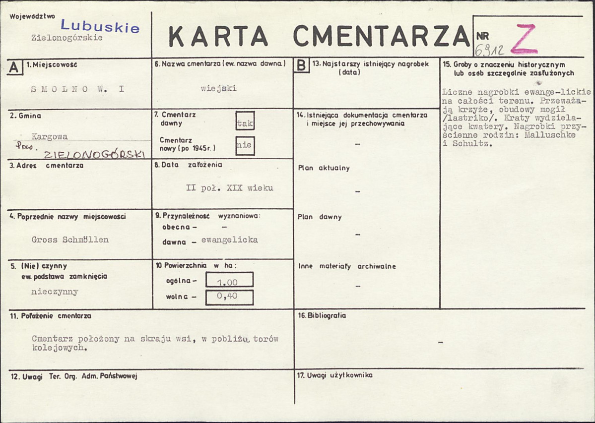 Karta cmentarza, skan nr 1