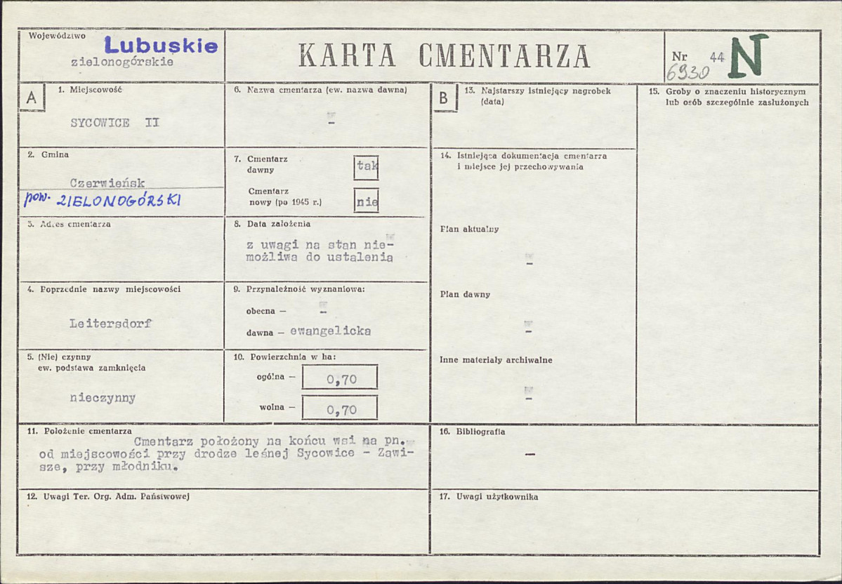 Karta cmentarza, skan nr 1