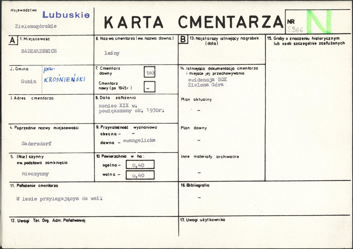 Karta cmentarza, skan nr 1