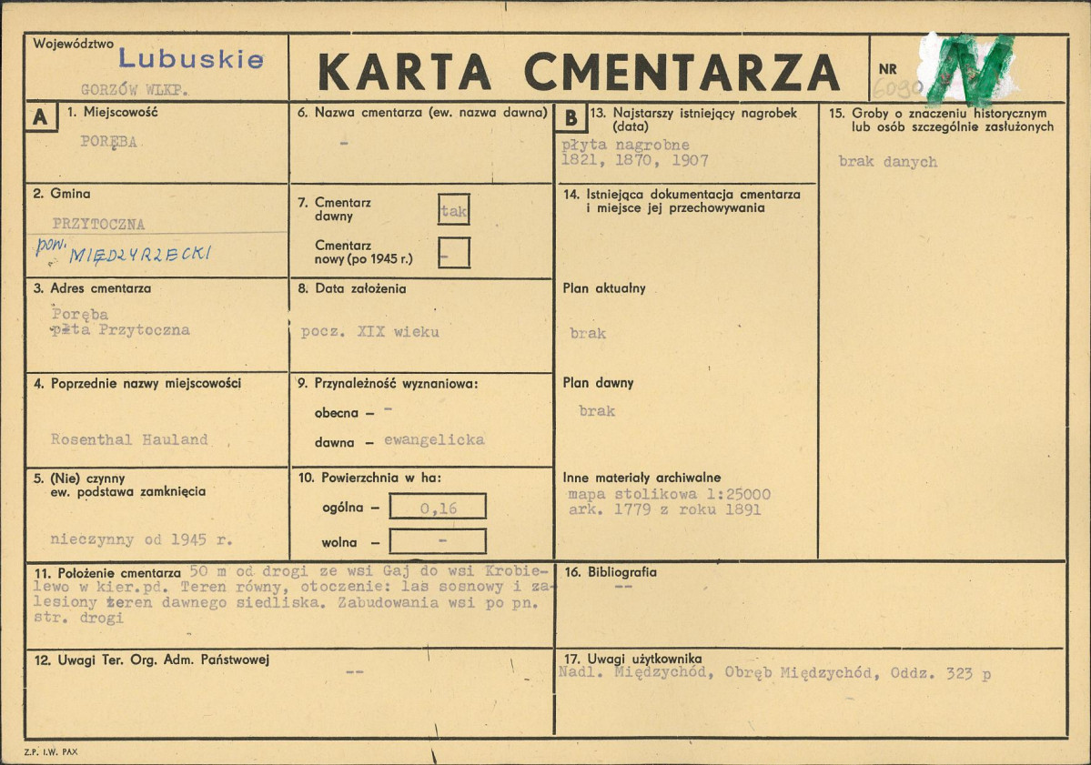Karta cmentarza, skan nr 1