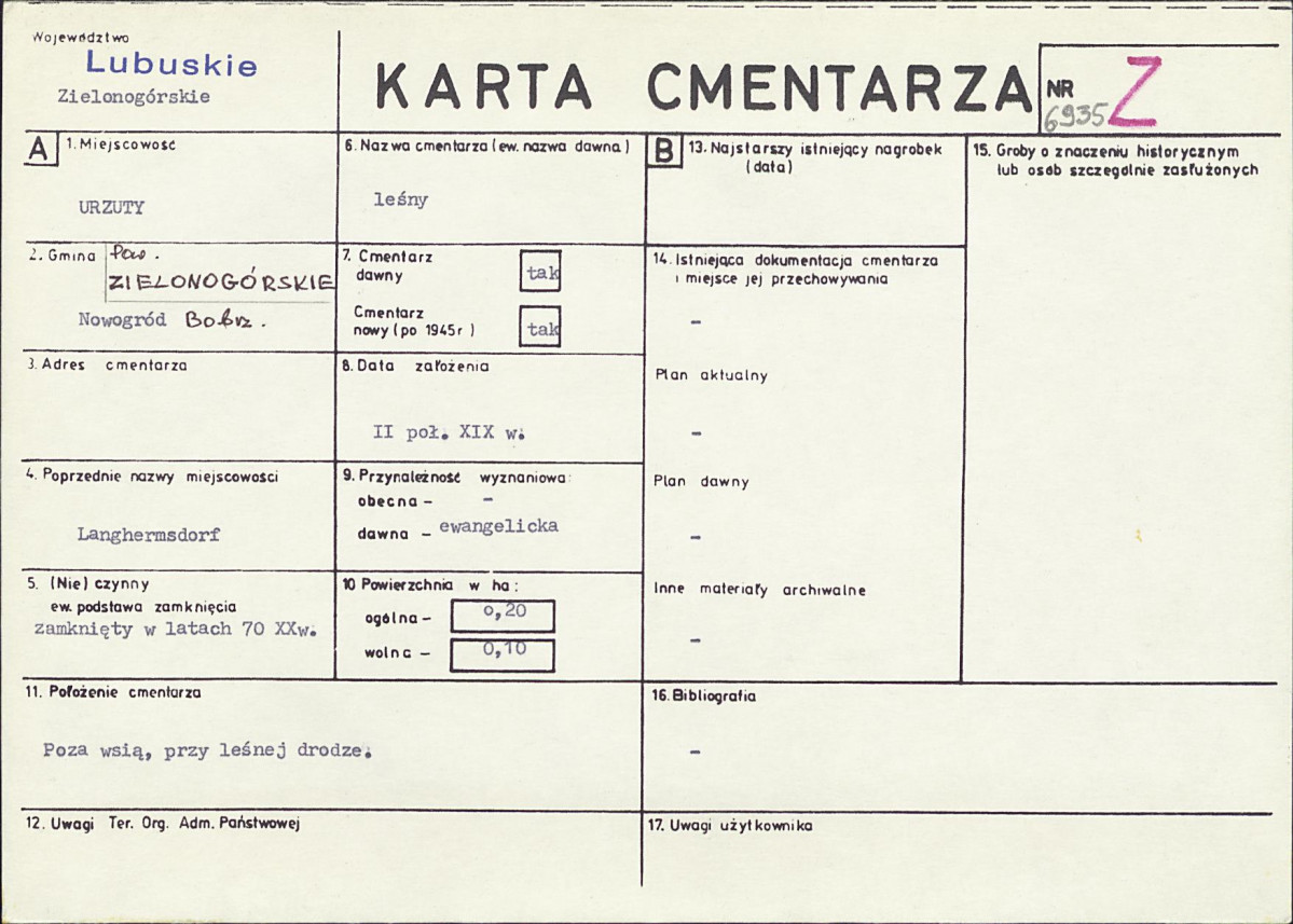 Karta cmentarza, skan nr 1