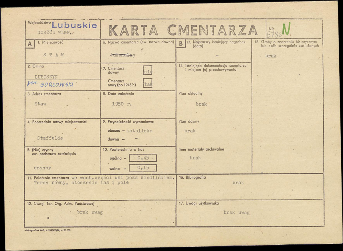 Karta cmentarza, skan nr 1