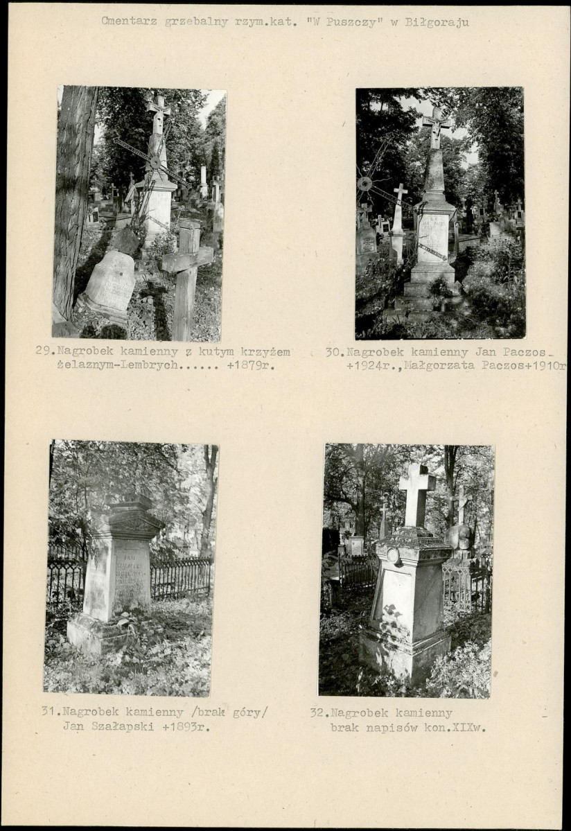 Karta cmentarza, skan nr 16
