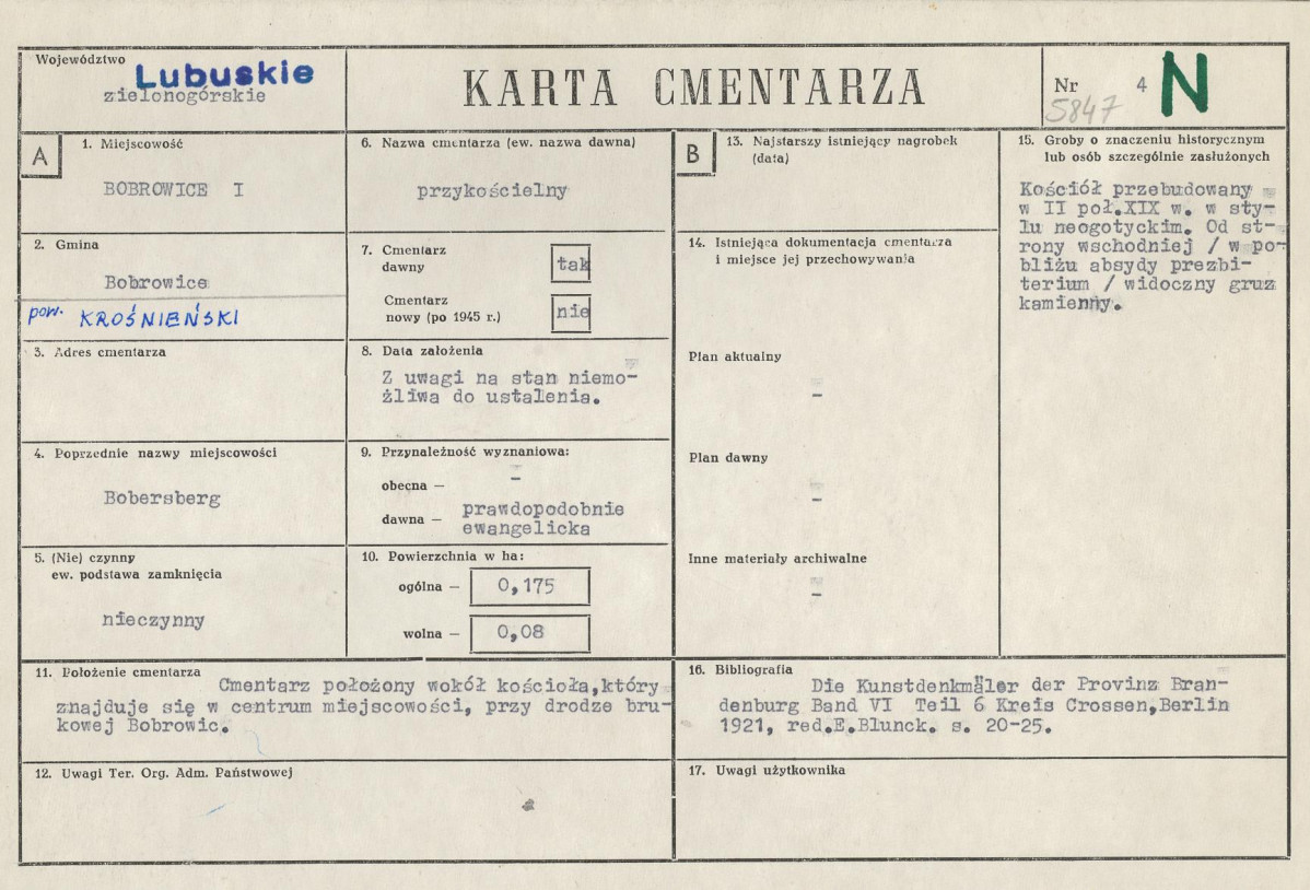Karta cmentarza, skan nr 1