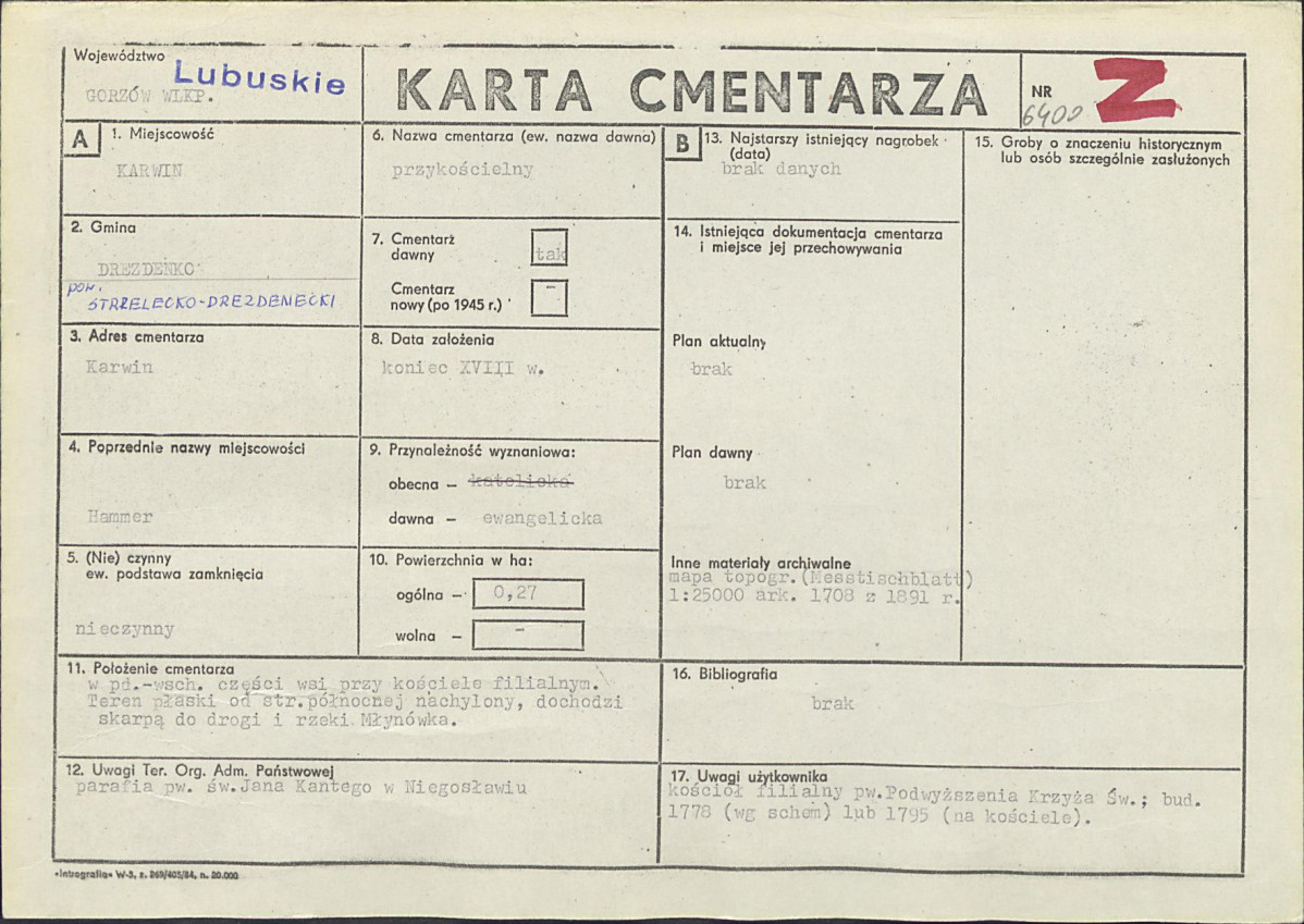 Karta cmentarza, skan nr 1
