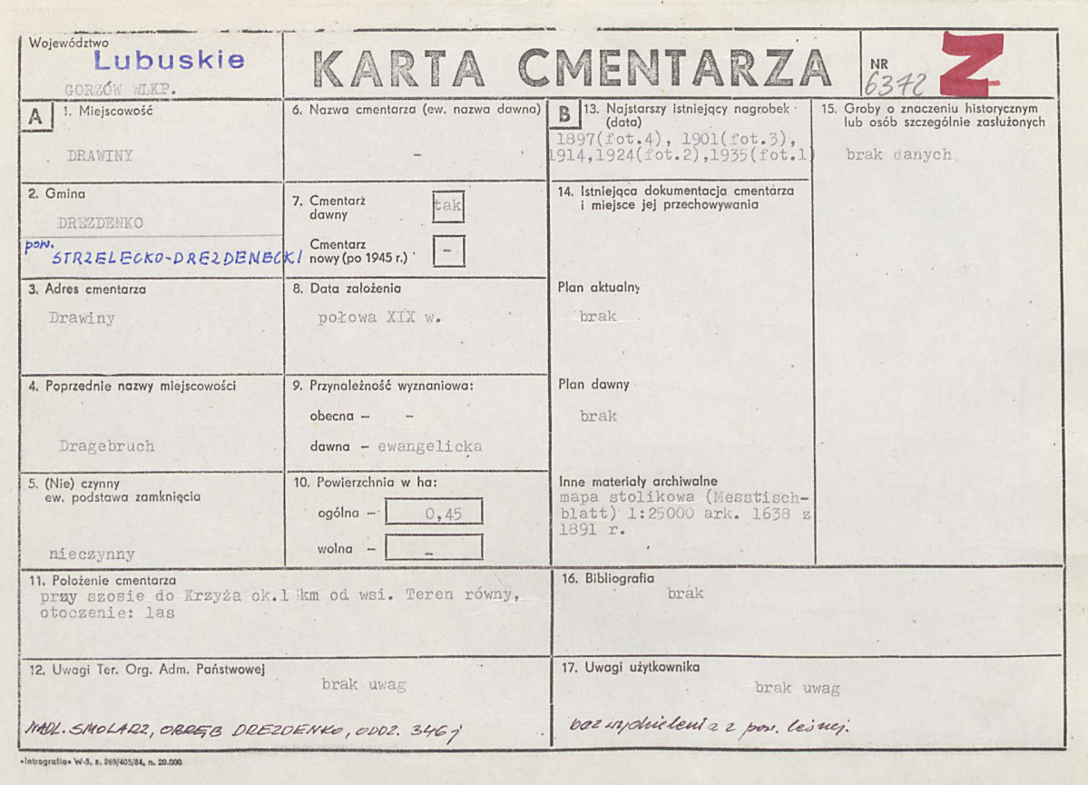 Karta cmentarza, skan nr 1