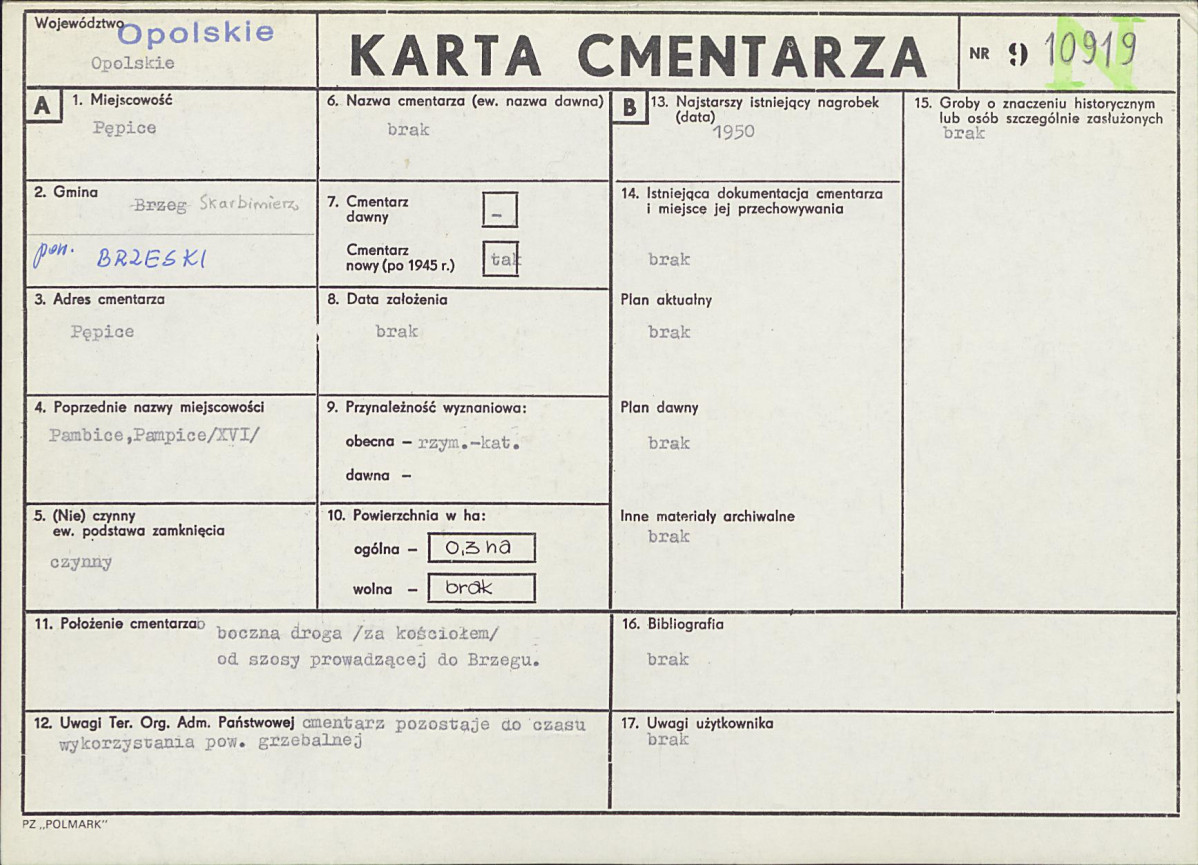 Karta cmentarza, skan nr 1