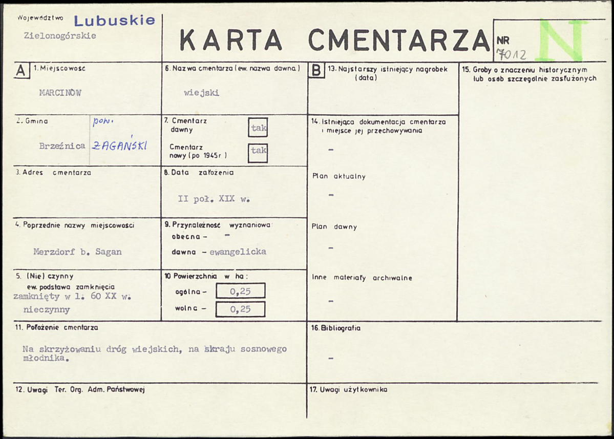 Karta cmentarza, skan nr 1