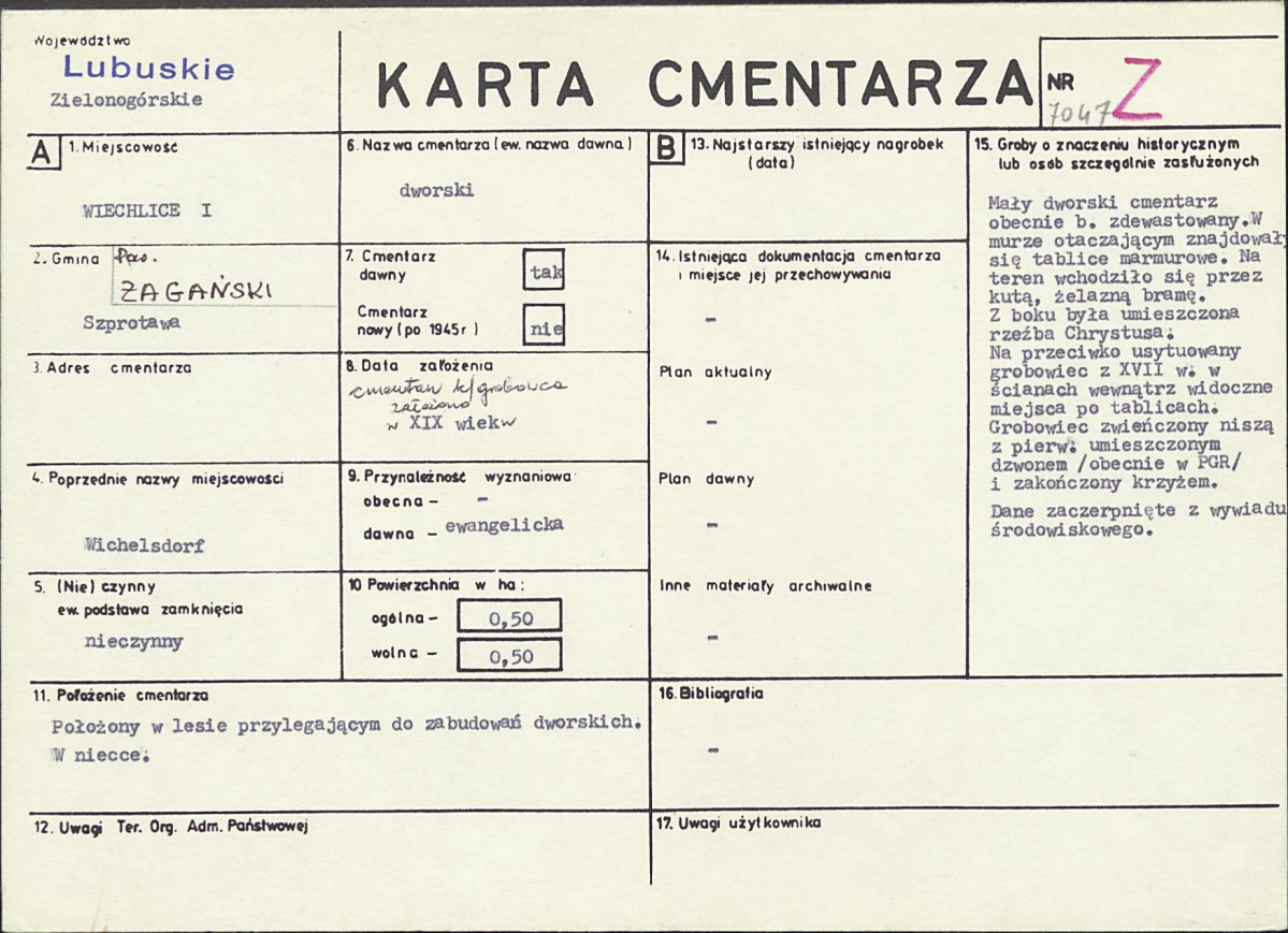 Karta cmentarza, skan nr 1