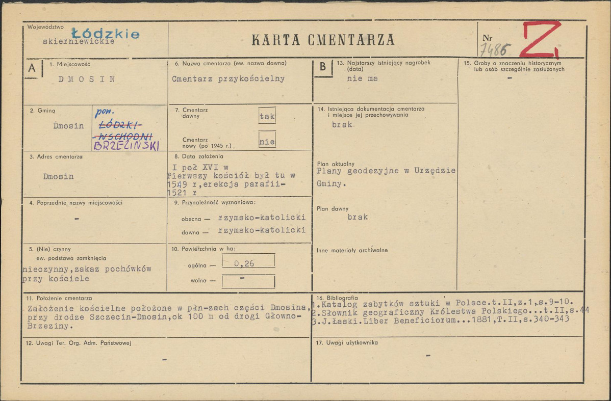 Karta cmentarza, skan nr 1