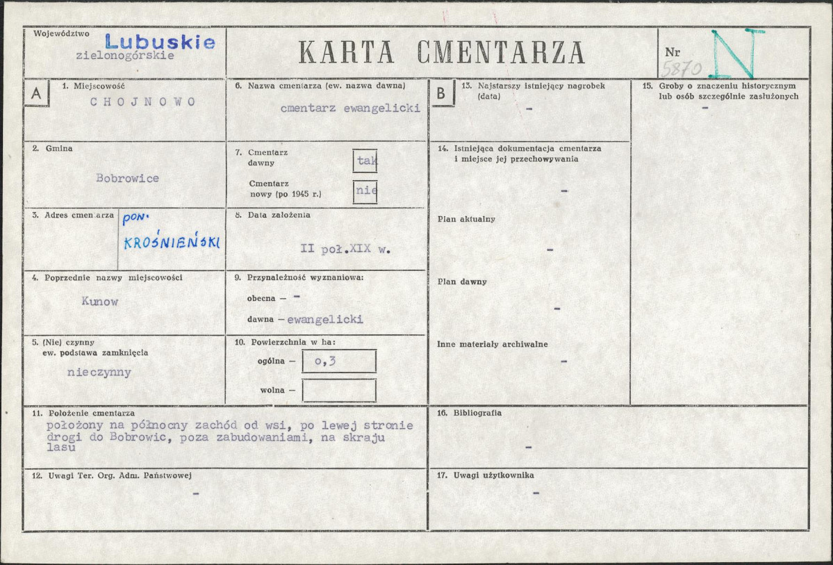 Karta cmentarza, skan nr 1