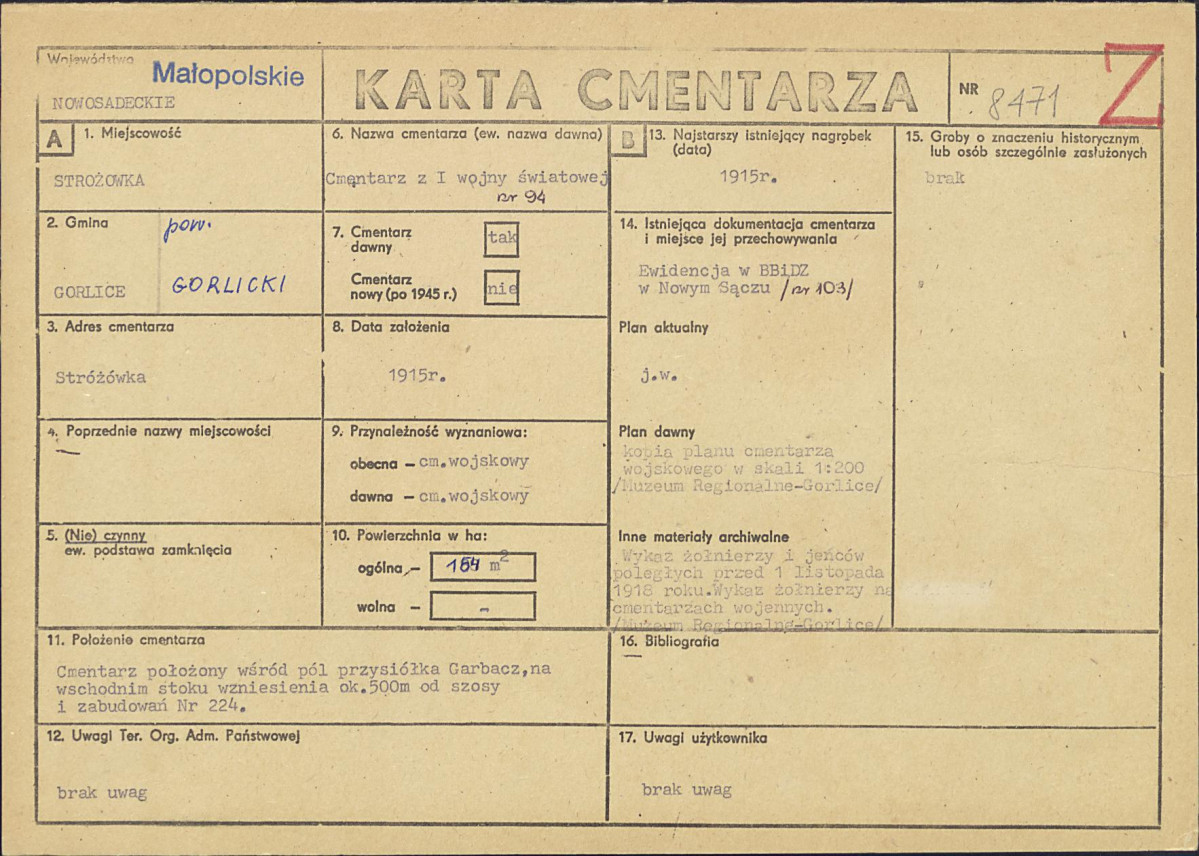 Karta cmentarza, skan nr 1