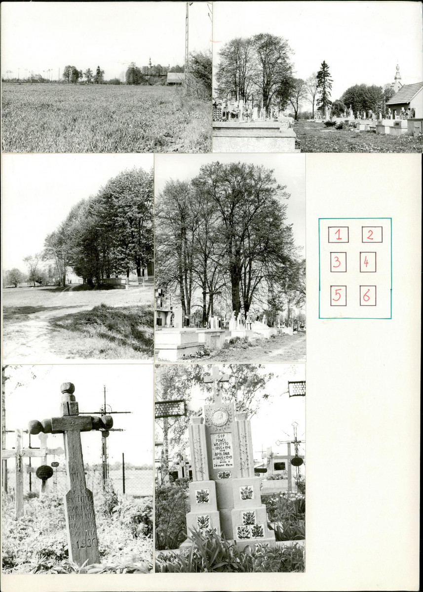 Karta cmentarza, skan nr 6