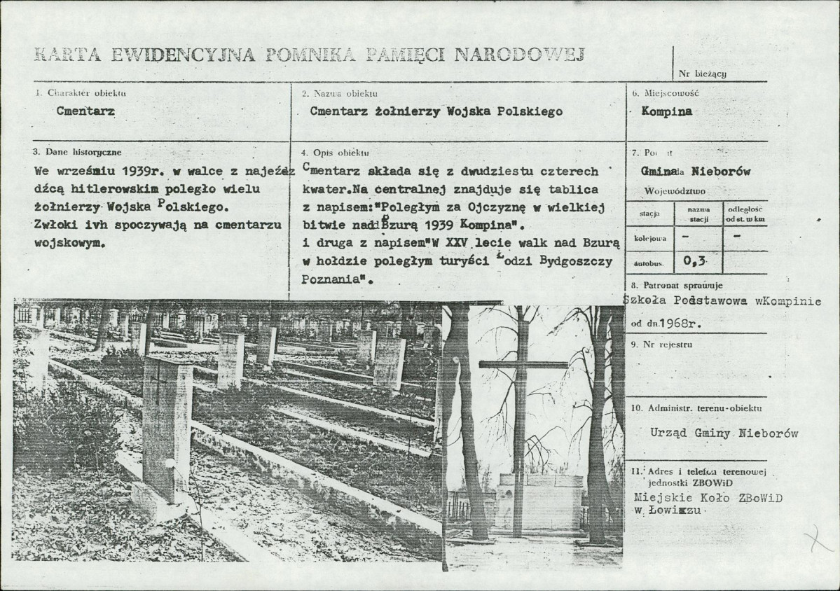Karta cmentarza, skan nr 5