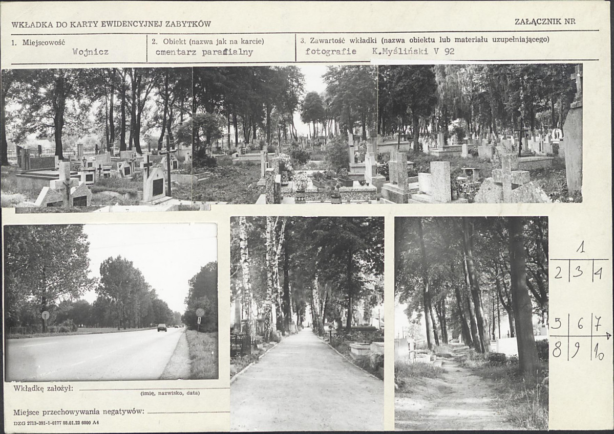 Karta cmentarza, skan nr 5