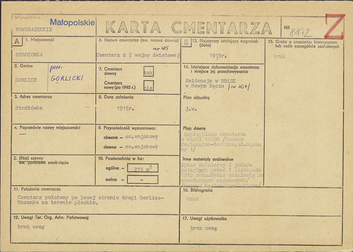 Karta cmentarza, skan nr 1