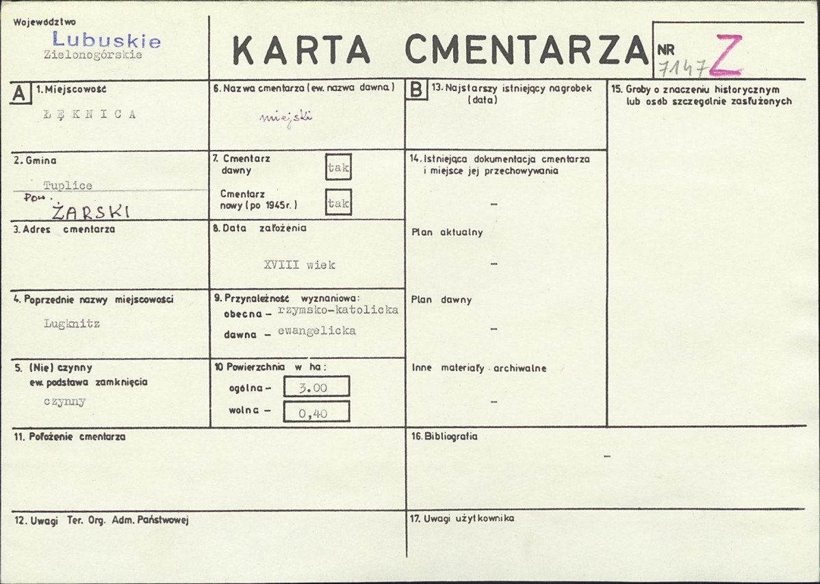 Karta cmentarza, skan nr 1