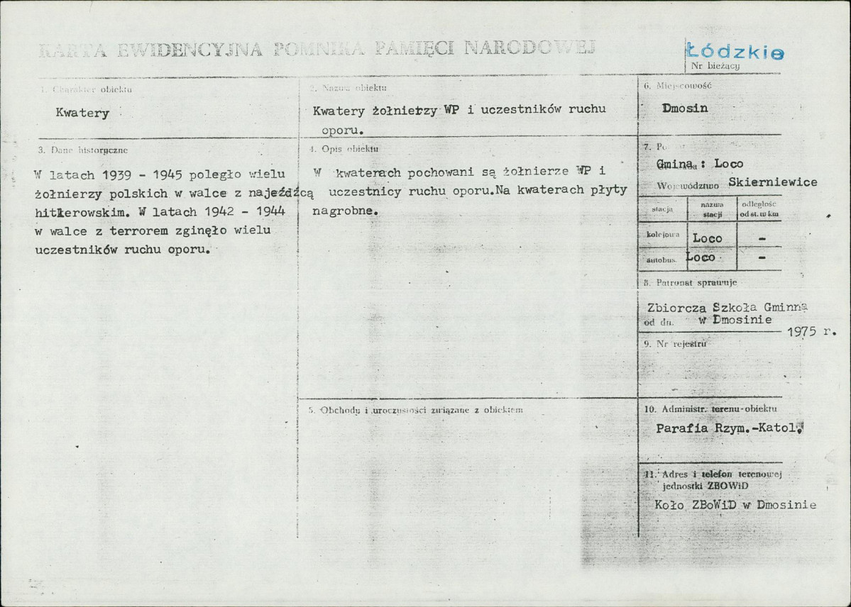 Karta cmentarza, skan nr 11