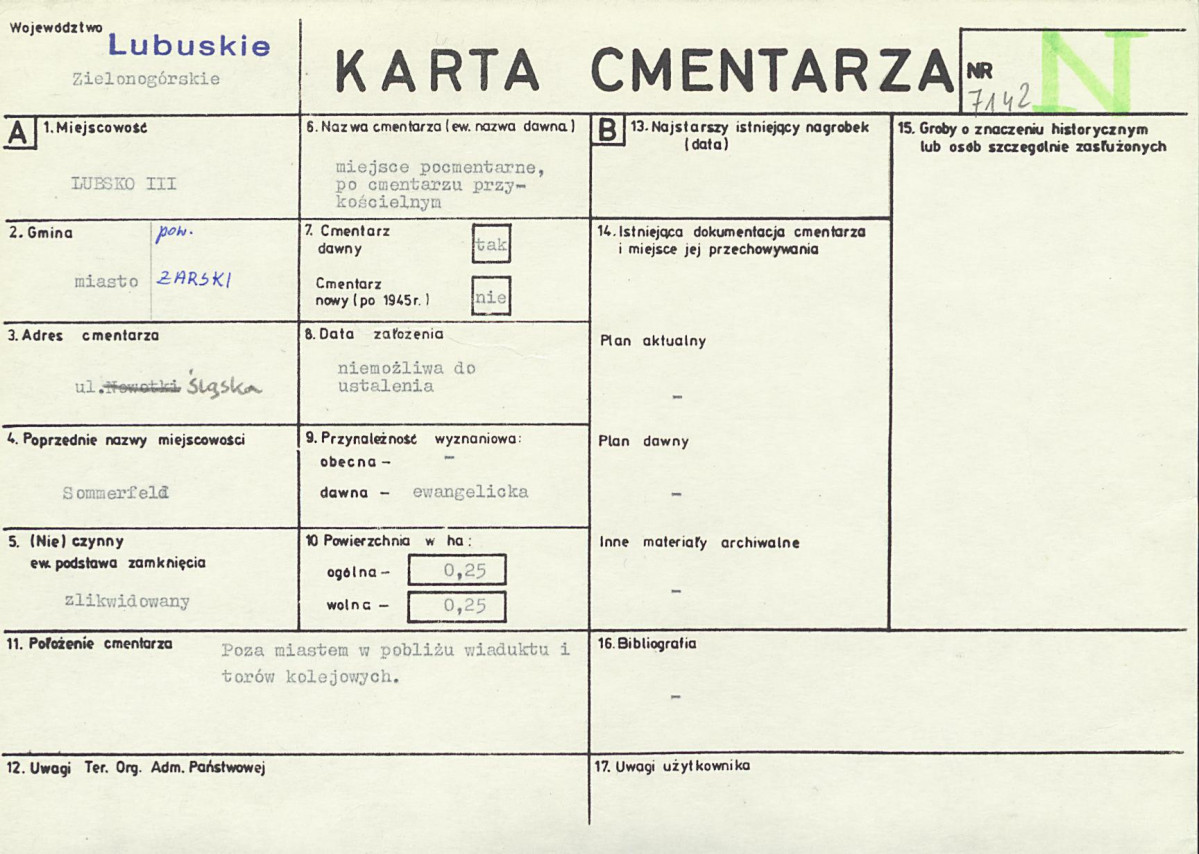 Karta cmentarza, skan nr 1
