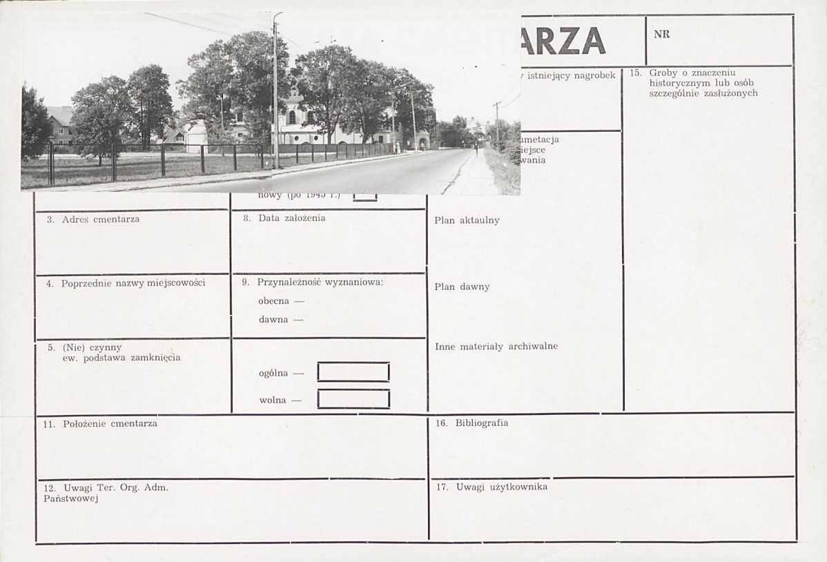 Karta cmentarza, skan nr 6