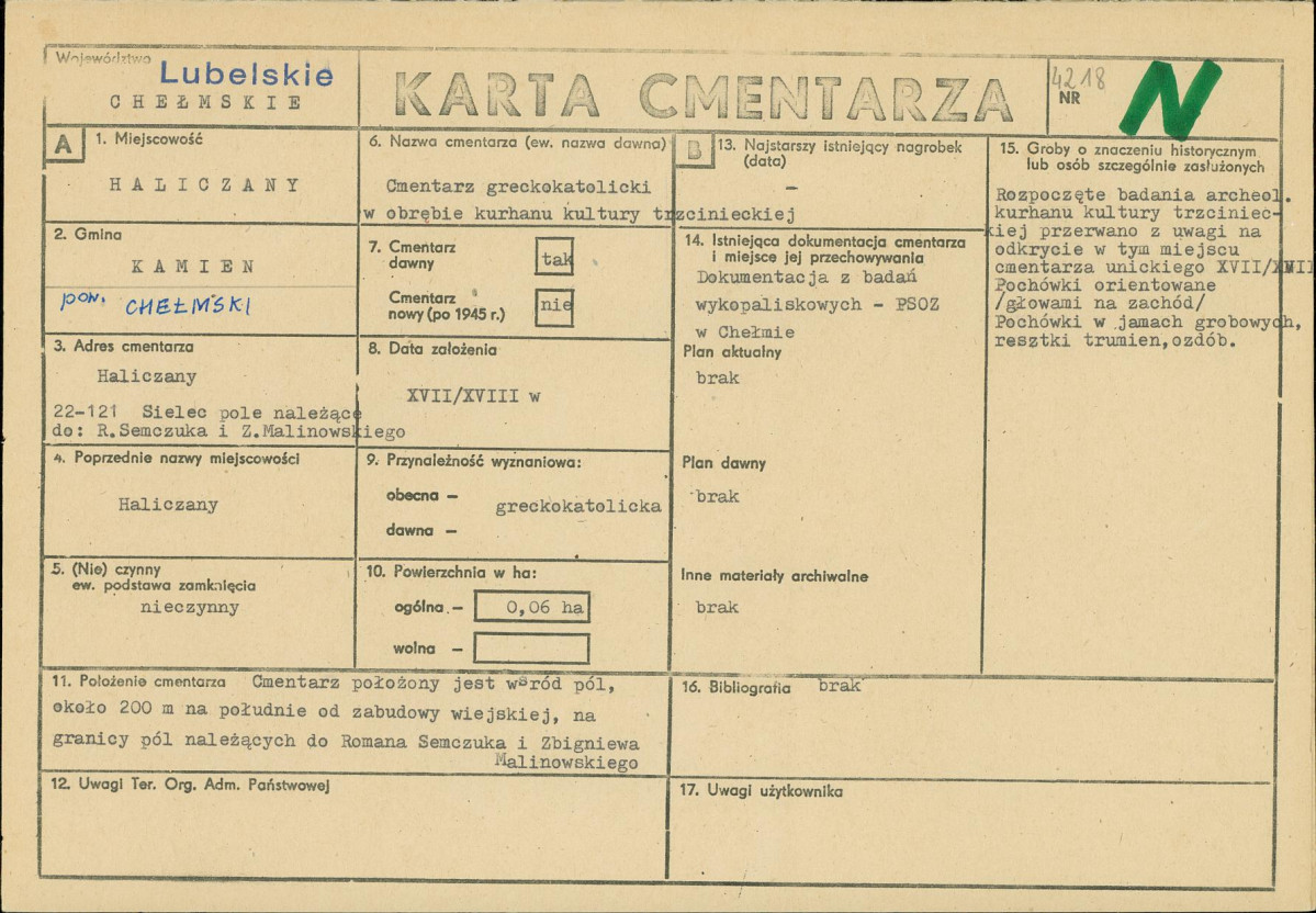 Karta cmentarza, skan nr 1