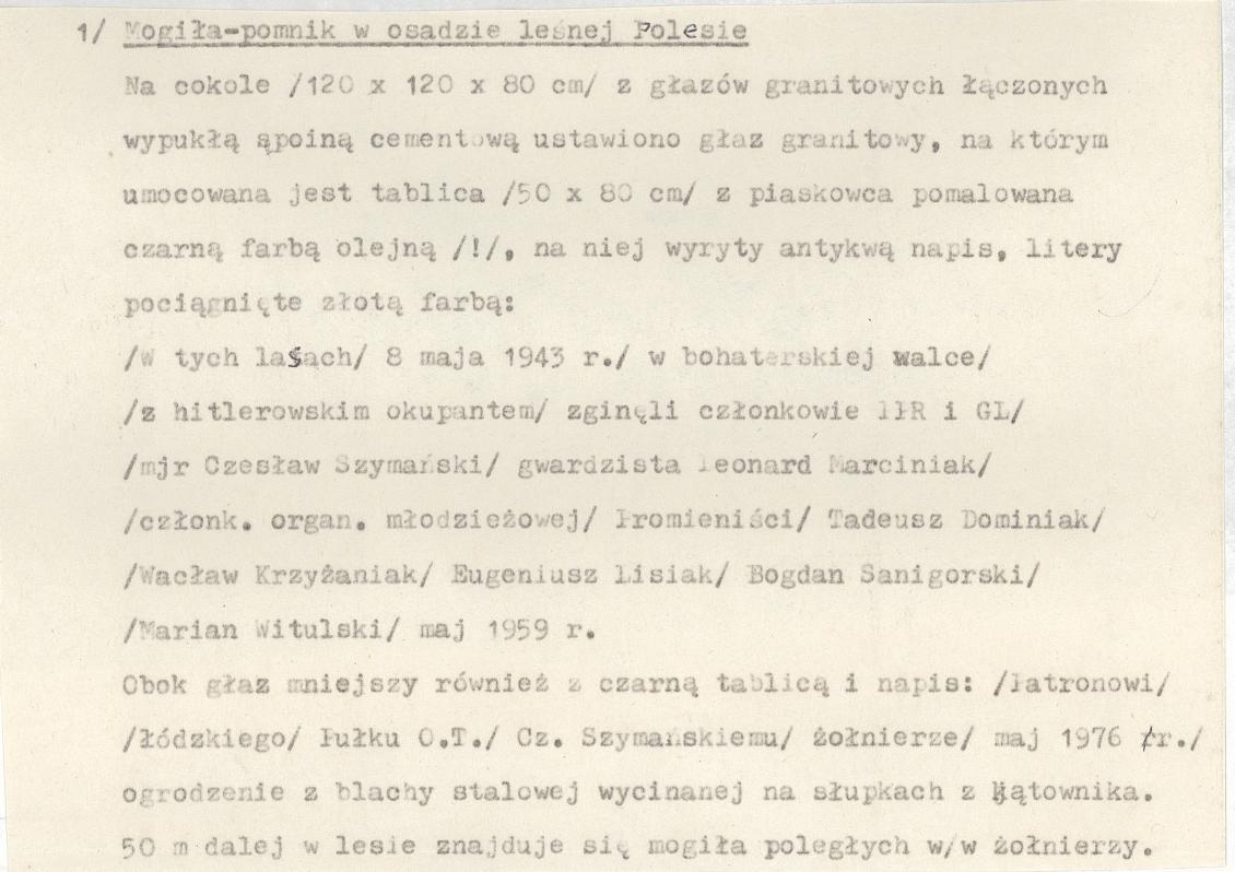 Karta cmentarza, skan nr 5