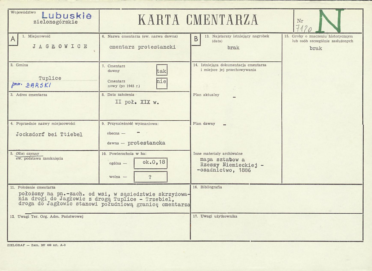 Karta cmentarza, skan nr 1