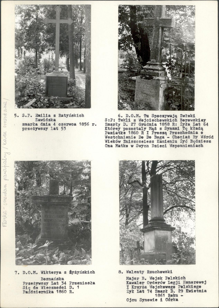Karta cmentarza, skan nr 6