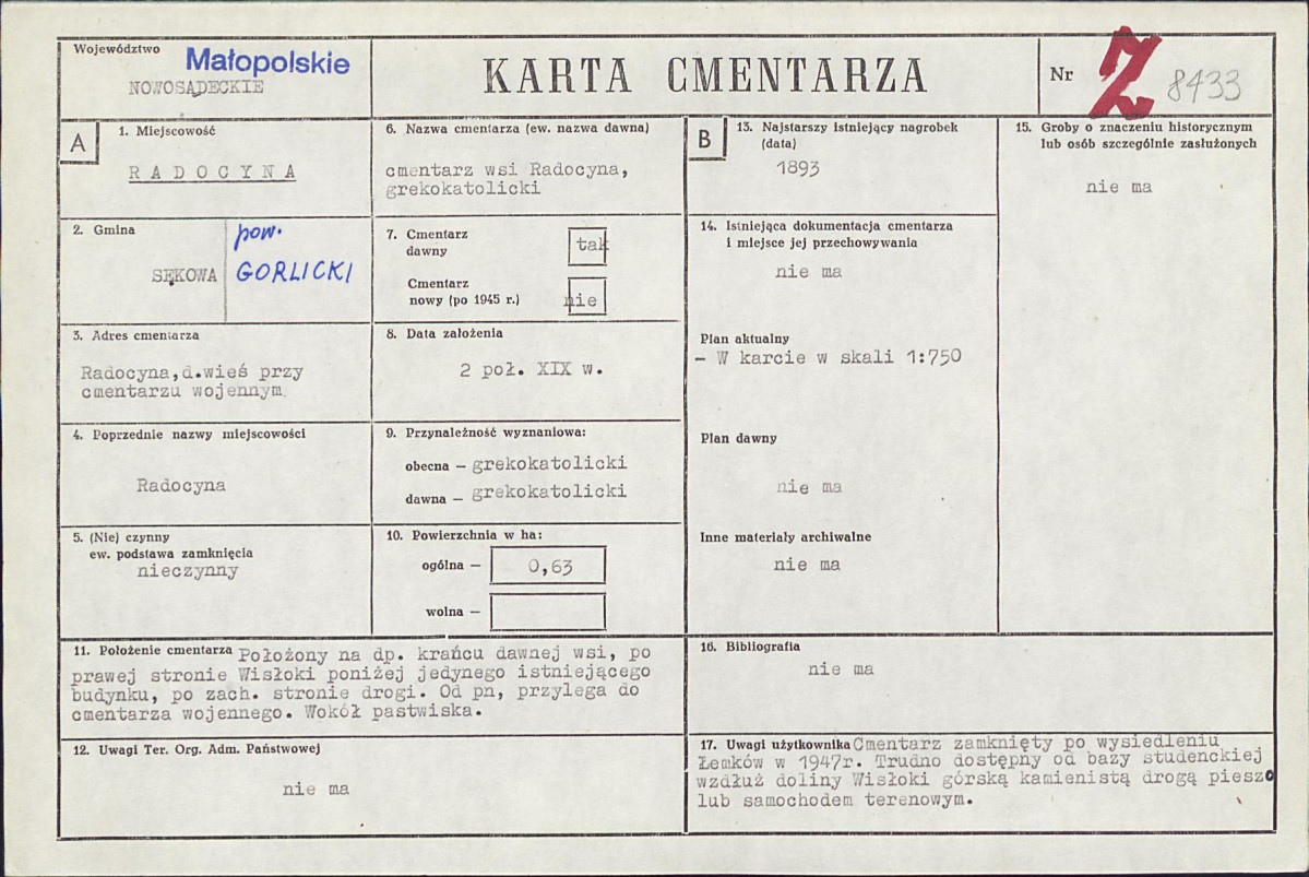 Karta cmentarza, skan nr 1