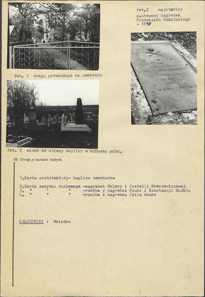 Karta cmentarza, skan nr 4