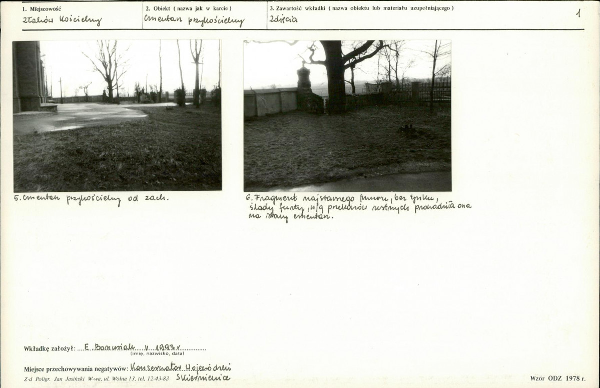 Karta cmentarza, skan nr 6